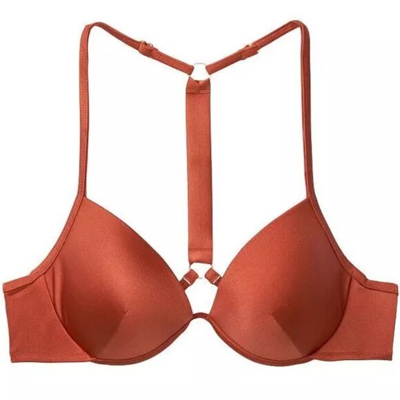 New! Victoria’s Secret Shine Strap Malibu Fabulous Push Up Swim Top 4753 - Picture 2 of 9